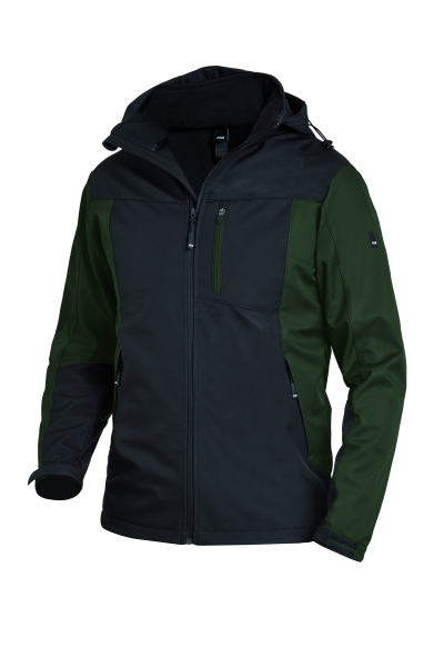 JANNIK Softshelljacke, oliv-schwarz