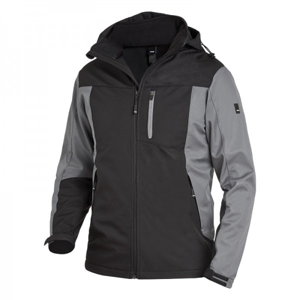 JANNIK Softshelljacke, grau-schwarz