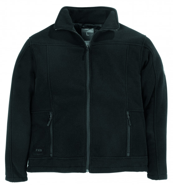 ROMAN Fleece-Jacke, schwarz