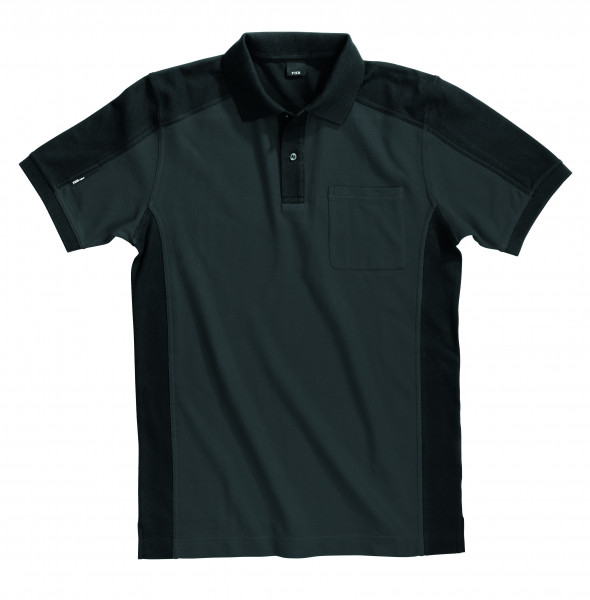 KONRAD Polo-Shirt, anthrazit-schwarz
